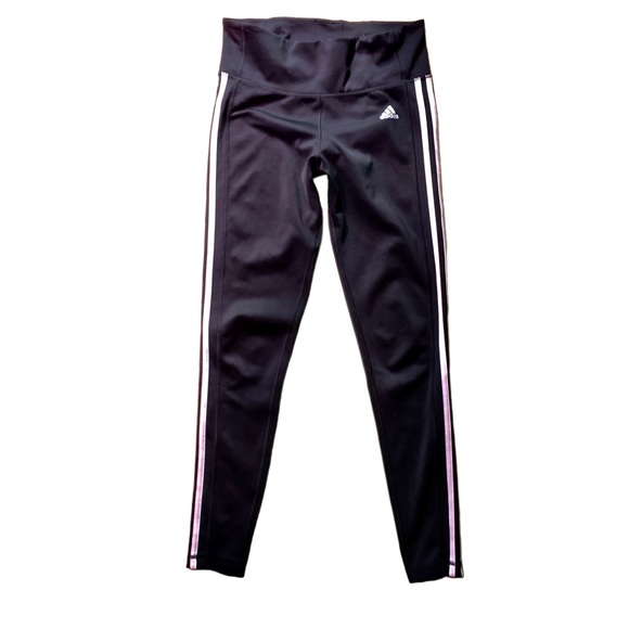 adidas Pants - Adidas 3 stripe skinny joggers M